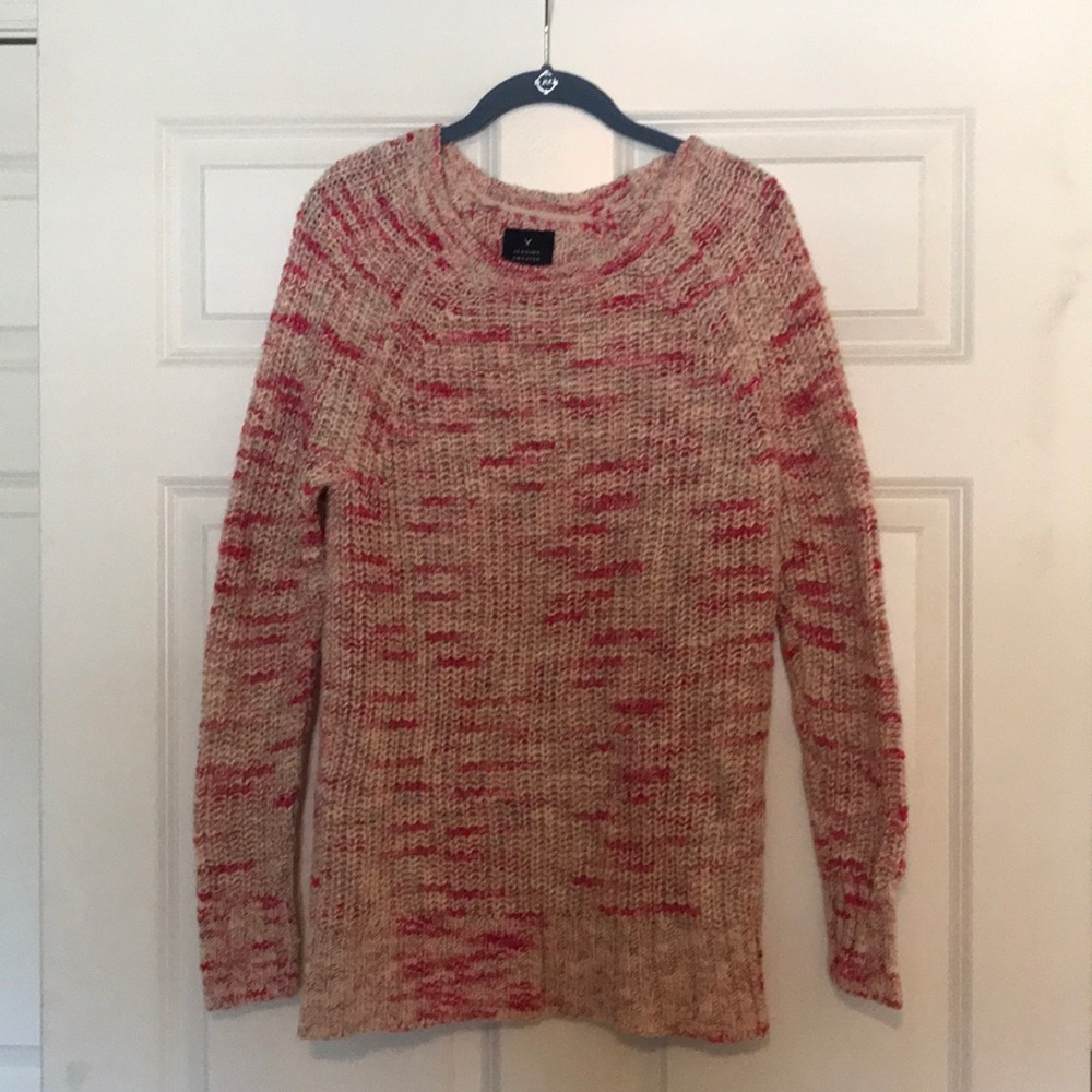 American Eagle Pink Jegging sweater